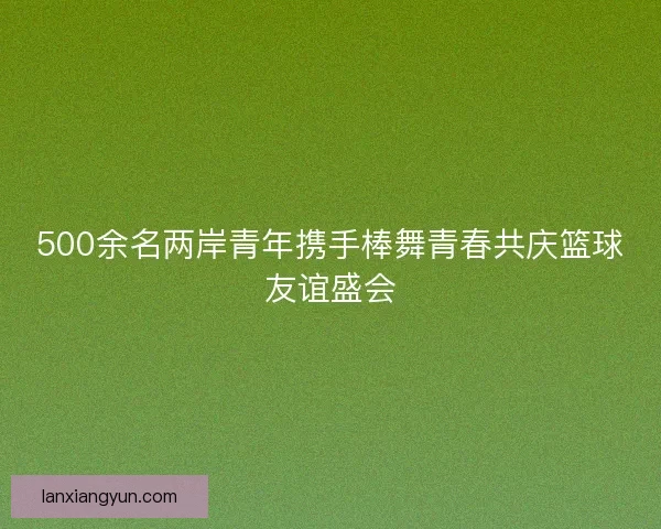 500余名两岸青年携手棒舞青春共庆篮球友谊盛会